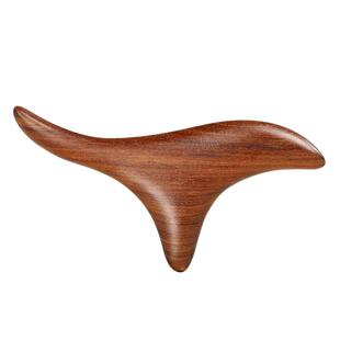 金丝檀木三角雀穴位按摩足底木制工具器经络大号点穴棒按脚底神器