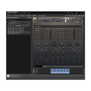新版柔情中提琴音源合奏独奏8Dio Adagio Violas v2编曲配乐弦乐