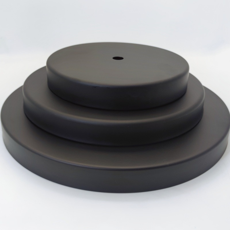 加厚不锈钢装饰圆盖烤漆装饰盖围栏护栏圆形盘遮丑盖圆盘装饰配件