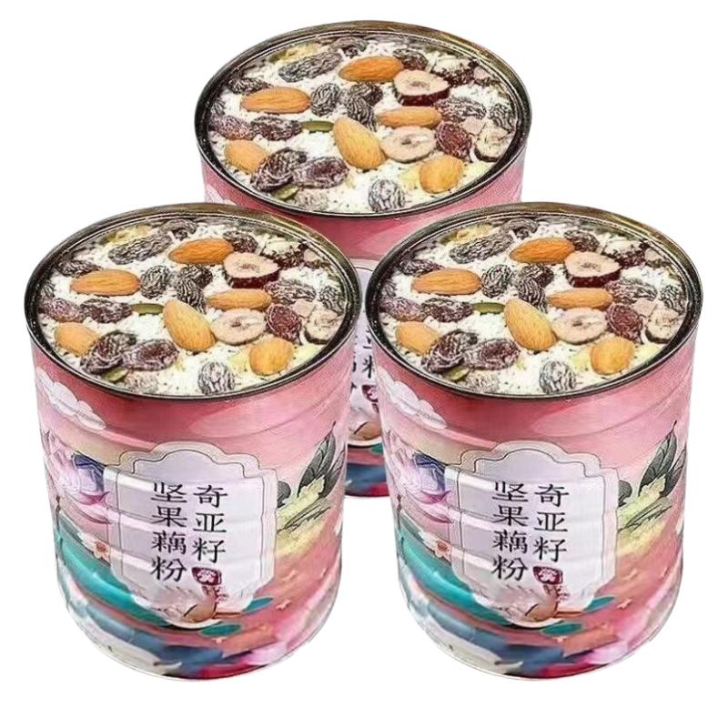 水果坚果藕粉奇亚籽红枣银耳