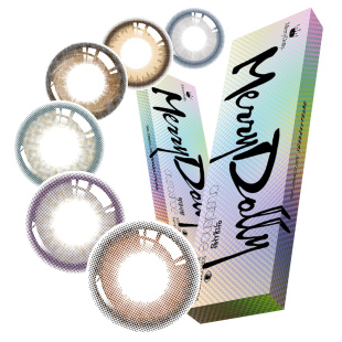 MerryDolly玛丽朵丽韩国进口美瞳月抛6片大小直径隐形眼镜男女