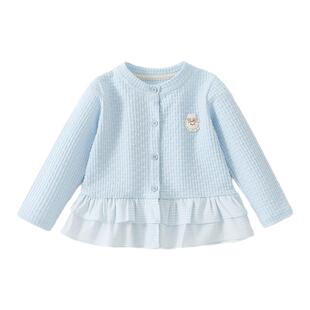 女童外套春装2026新款儿童洋气时髦长袖韩版女宝宝超好看上衣开衫