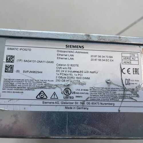【议价-可维修】 西门子Siemens 6AG4131-2AA11-0AX6 全新/均有货