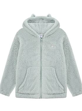 探路者儿童珊瑚绒抓绒服新款秋季男女童户外舒适宽松抓绒