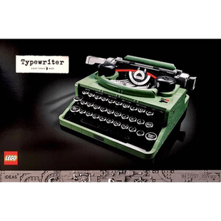 【自营】LEGO乐高 Ideas系列 21327 复古打字机 拼插积木