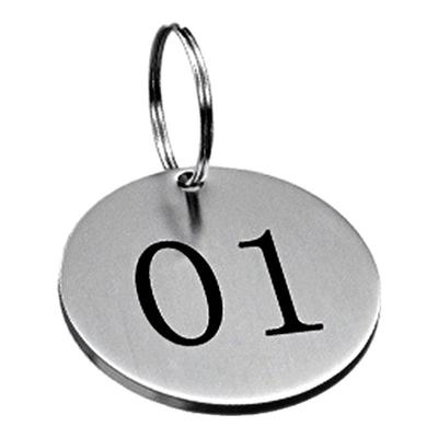 不锈钢号码牌支持定制激光雕刻