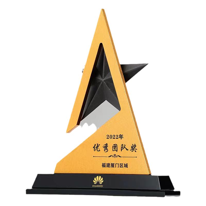 2024創(chuàng)意金屬獎(jiǎng)杯獎(jiǎng)牌定制企業(yè)五角星金銀銅榮譽(yù)集團(tuán)年會(huì)表彰嘉獎(jiǎng)