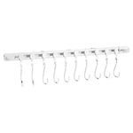 厨房收纳滑动轨道挂钩柜门收纳挂钩神器免打孔橱柜门后收纳置物架