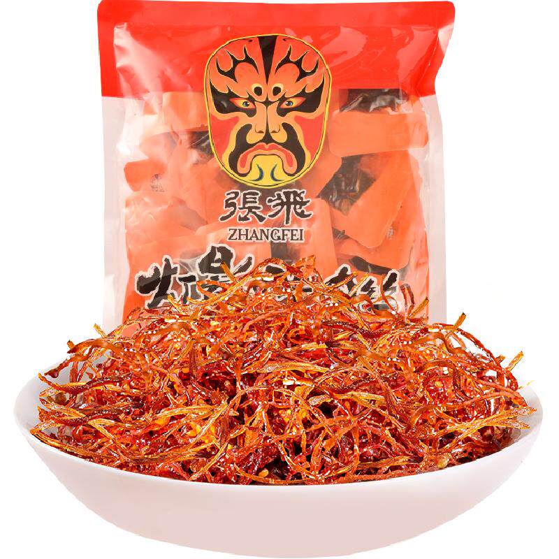 张飞牛肉丝四川特产辣味零食散装量贩