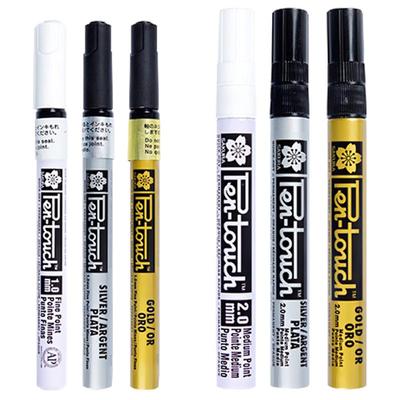 日本樱花手绘增白汽车银色油漆笔