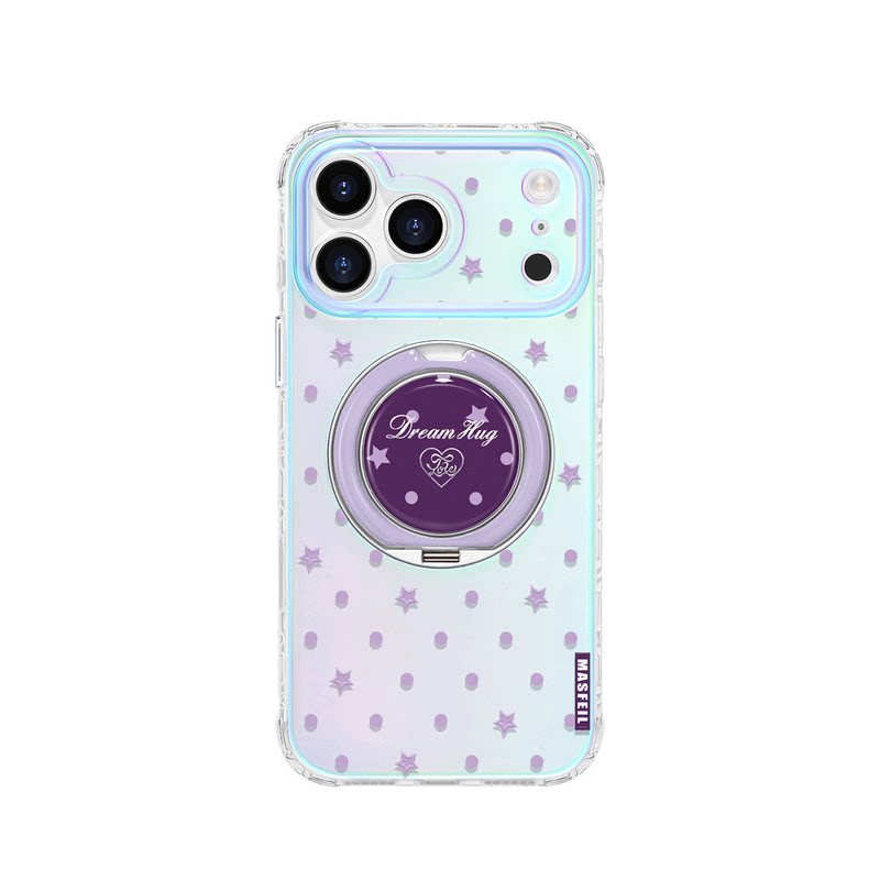 MASFEIL × 星点梦境适用苹果17Promax手机壳新款Lo9带支架iPhone16Pro保护套ip15高级14支点可爱13pm好看女