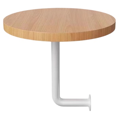 现代奶茶饮品店壁装小圆桌