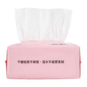 一次性洁面巾孕婴儿棉柔洗脸抽取巾式干湿两用卸妆化妆吸水不掉絮