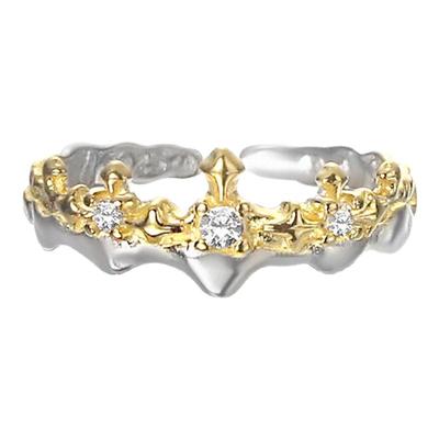 公主骑士拔剑出销纯银情侣戒指