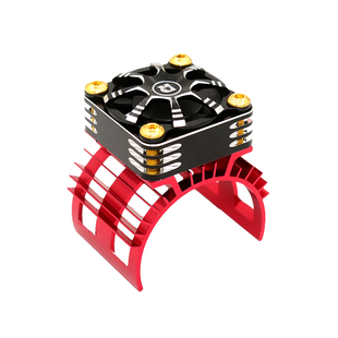 专业RC遥控车无刷电机散热风扇3650 3660马达通用金属散热器支架