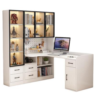 洞洞板实木家用轻奢书桌