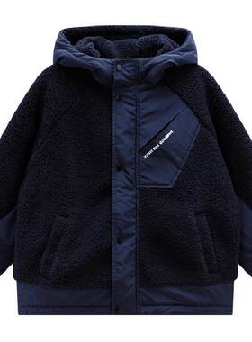 左西男童冬季新品外套棉服