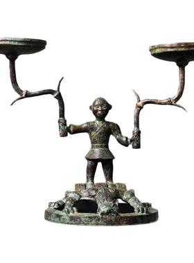 御如意纯铜中式古玩会所铜工艺品