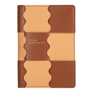 卡杰2026年手帐本A7随身轻复古方格笔记本子高颜值简约ins风空白芯m5口袋手账本学生小巧清新记事日记本定制