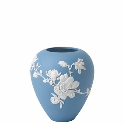 英国WEDGWOOD木兰芳华浮雕花瓶