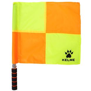 卡尔美足球裁判边裁旗手旗裁判足球巡边旗橙黄指挥发令旗裁判装备