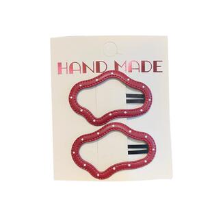 红色波点儿童发夹云朵星星发饰女童刘海碎发夹子女孩皮面发卡头饰