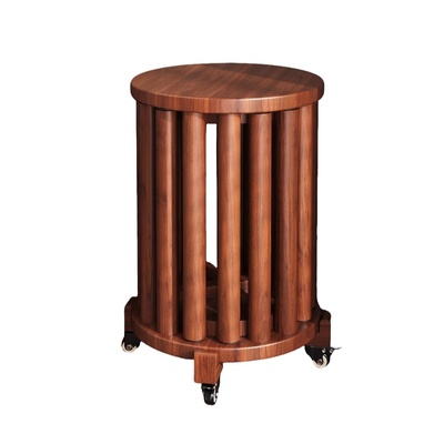 实木圆凳子可叠放家用餐桌凳