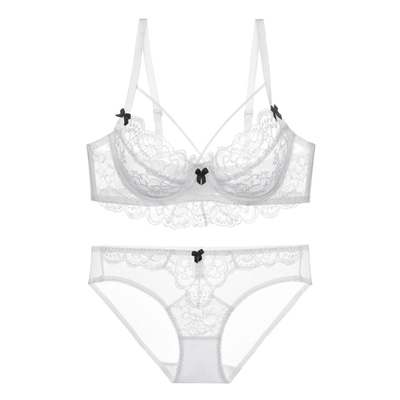 dxtoxs聚拢内衣小胸显大收副乳防下垂塑形性感纯欲调整型文胸套装