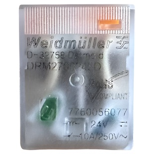 魏德米勒DC24V 8脚10A2P组继电器DRM270024LD 7760056077原装正品
