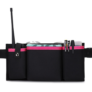 KTV保洁员工酒店餐厅服务员多功能保洁男女通用腰包定做定制LOGO