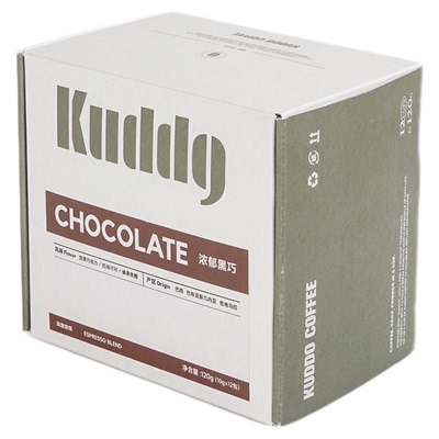 KUDDO库豆浓郁黑巧挂耳现磨咖啡