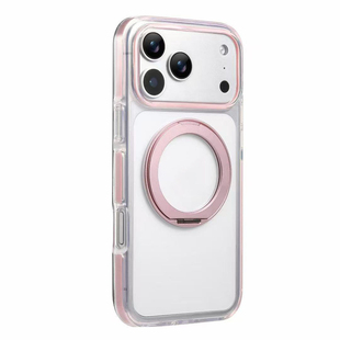 透明360度旋转折叠支架适用苹果17promax手机壳iphone16pro新款14磁吸15简约13高级感12全包防摔情侣硬壳