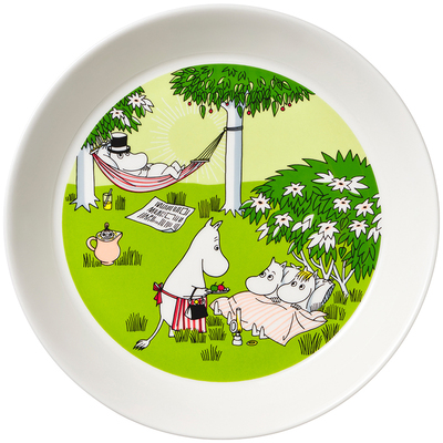 芬兰arabia姆明精灵陶瓷盘碗