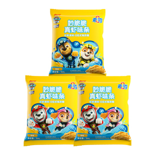 未零汪汪队立大功妙脆脆真虾条儿童零食满59元送婴儿幼儿宝宝湿巾