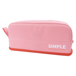 晨语磁吸笔袋女孩2025新款耐脏文具袋高颜值ins风男孩款大容量超火简约风分区学霸多功能便携铅笔盒可立笔袋