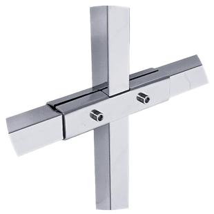 沪坚 〔厂家搭配价〕30X30MM不锈钢连接件工业管接件方管夹紧扣件