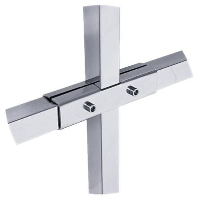 沪坚30X30方管连接件镀锌管固定