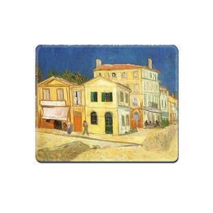 鼠标垫小号世界名画抽象派桌垫加厚护腕防滑电脑桌垫印象派雅典学院创意鼠标垫