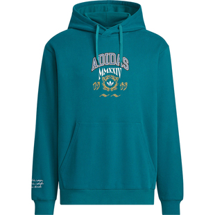 Adidas/阿迪达斯官方正品三叶草时尚运动休闲保暖连帽卫衣JW1965