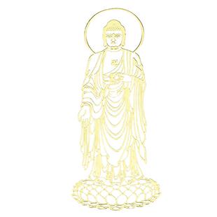 十二生肖守护神本命佛手机贴金属贴纸八大守护神观音如来普贤文殊