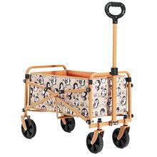 【骆驼官方旗舰店】camel遛遛鹅折叠露营车户外折叠手推拖车