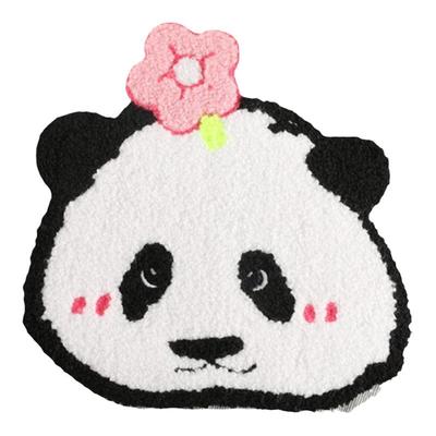 可爱童卫衣裤子补丁刺绣熊猫刺绣