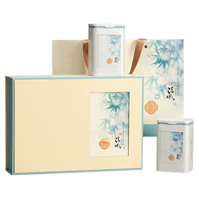 新款春茶绿茶铁罐茶叶包装盒