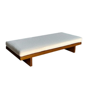 HITCHCOCK Iceland Daybed/冰岛床榻 中古实木沙发床北欧侘寂长凳