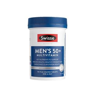 swisse斯维诗中老年男士复合维生素片综合多种营养老人50岁+ 临期