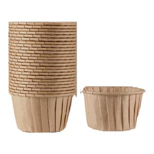 纸杯蛋糕杯子纸托卷口白色耐高温烤箱专用家用小马芬杯烘焙模具托