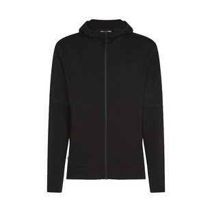 icebreaker美利奴羊毛男360 Realfleece加绒连帽外套户外运动徒步