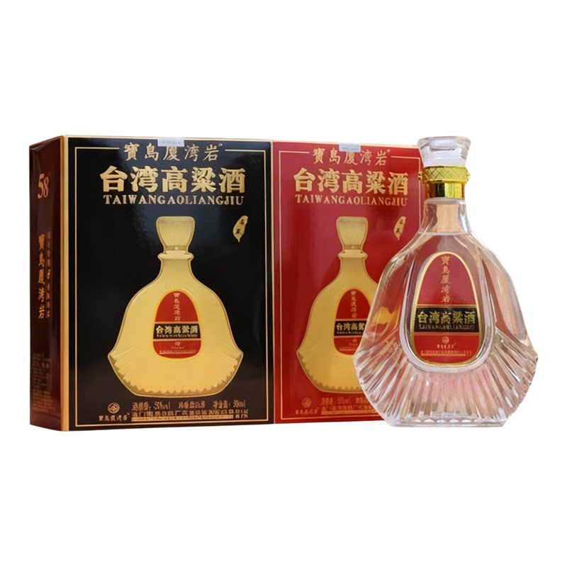 台湾高粱酒清香型52/58度礼盒酒1