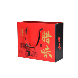 定制新年礼品盒通用熟食包装盒腊味烧鸡猪蹄烤鸭牛羊肉礼盒空盒子