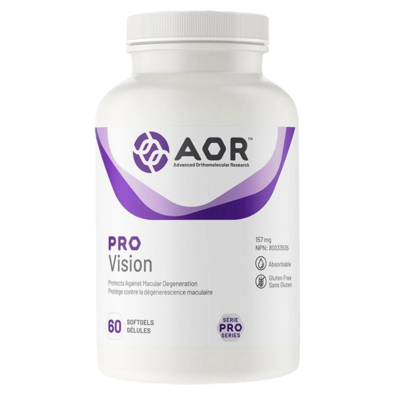 加拿大 AOR Pro Vision 视力眼睛健康支持 叶黄素 过滤紫外线60粒